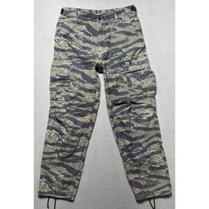 Rothco Tiger Stripe Camo Cargo Paratropper Pants Mens Medium 30x31 Army Vietnam